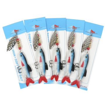 Блесна с силиконовой рыбкой TPY-8cm Weight:14.5g SIZE:8cm col:817